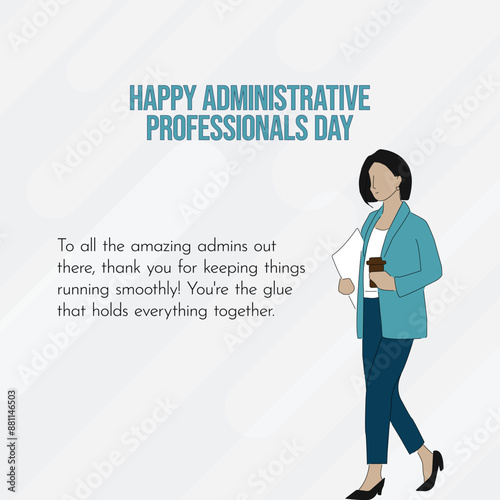 Administrative professionals day Social Media Post