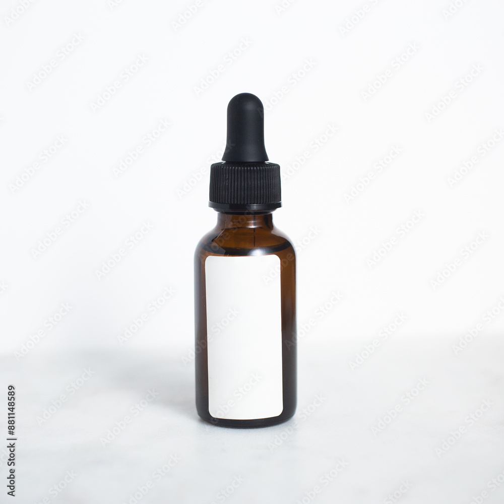 Amber Eyedropper Bottle with Label Amber Eyedropper Bottle with Label