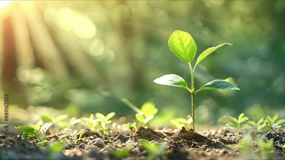 Symbolism of Growth and Care: Planting a Young Tree at Sunrise for New Beginnings. Concept Planting Young Trees, Sunrise Rituals, New Beginnings, Symbolism of Growth, Care for Nature Symbolism of Growth and Care: Planting a Young Tree at Sunrise for New Beginnings. Concept Planting Young Trees, Sunrise Rituals, New Beginnings, Symbolism of Growth, Care for Nature