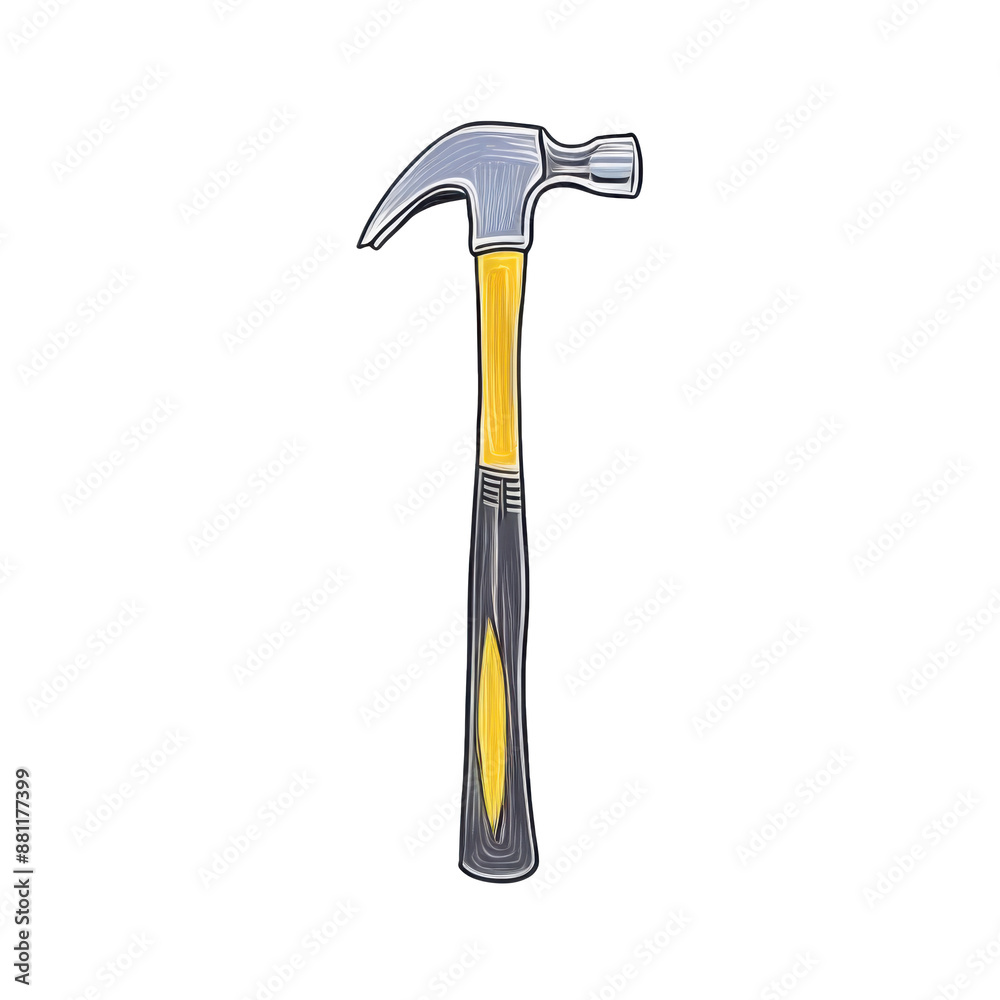 Hammer tool illustration design Hammer tool illustration design
