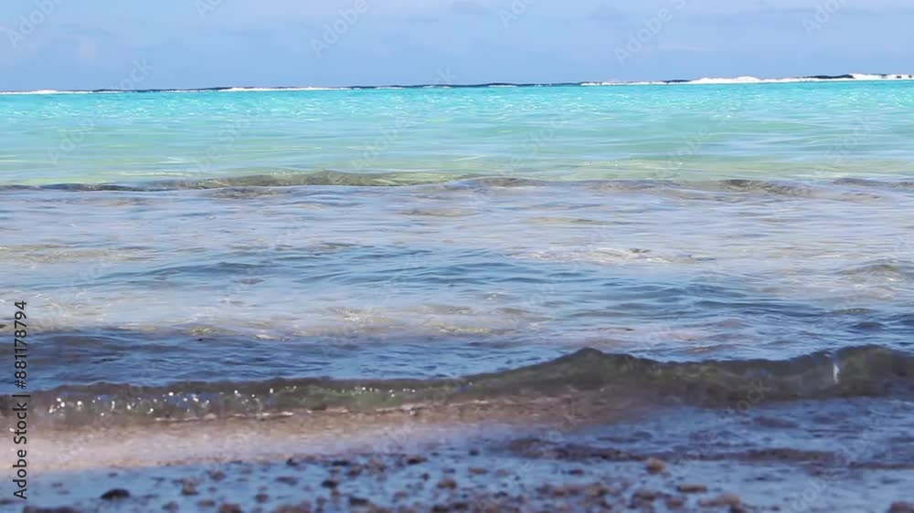 Low Angle View Of Ocean Waves Moorea French Polynesia With Light Blue Water South Pacific
Low Angle View Of Ocean Waves Moorea French Polynesia With Light Blue Water South Pacific