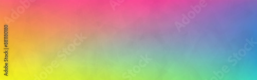 Colorful background. Abstract bright gradient. Vibrant wave texture. Multicolor fluid wallpaper. Liquid rainbow design. Wide poster template. Vector illustration.