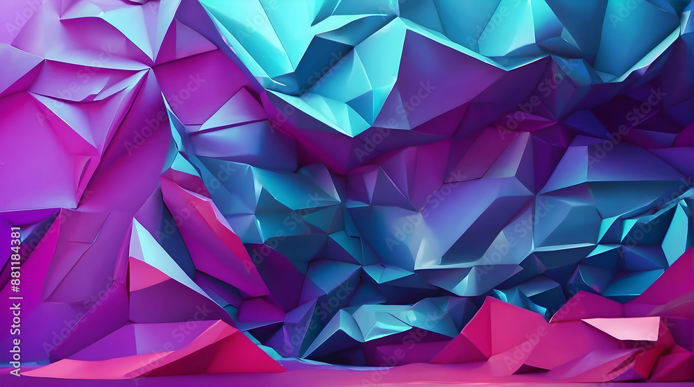 Abstract colorful low poly background Abstract colorful low poly background
