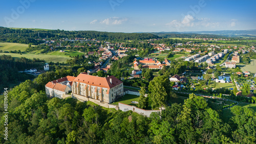 Panoramic view of Kunštát Castle