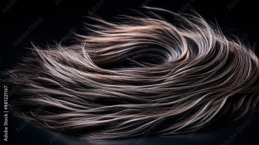 Vibrant hair and flawless skin, hair treatment concept in 3d rendering for beauty enthusiasts Vibrant hair and flawless skin, hair treatment concept in 3d rendering for beauty enthusiasts
