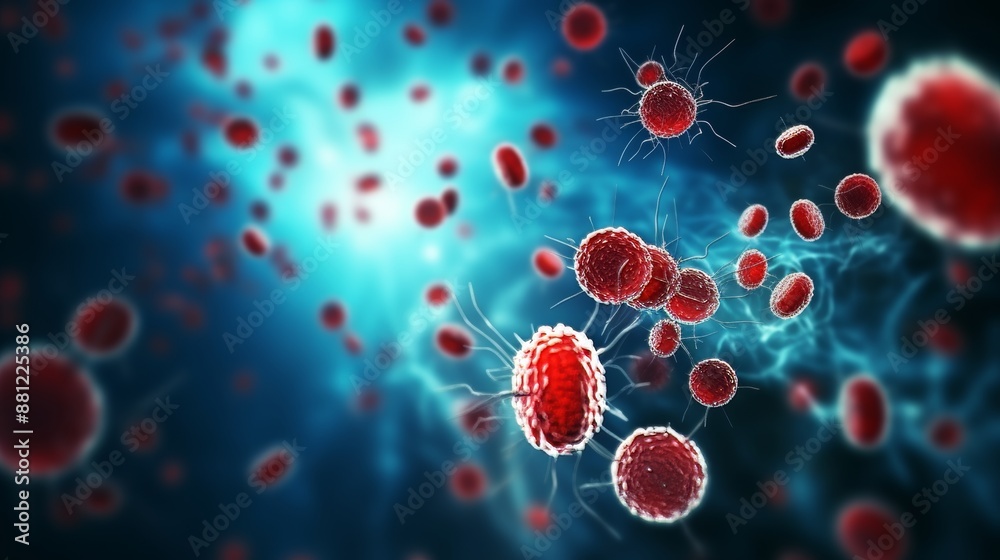 Scientifically accurate 3d rendering of human cells for educational and research purposes Scientifically accurate 3d rendering of human cells for educational and research purposes