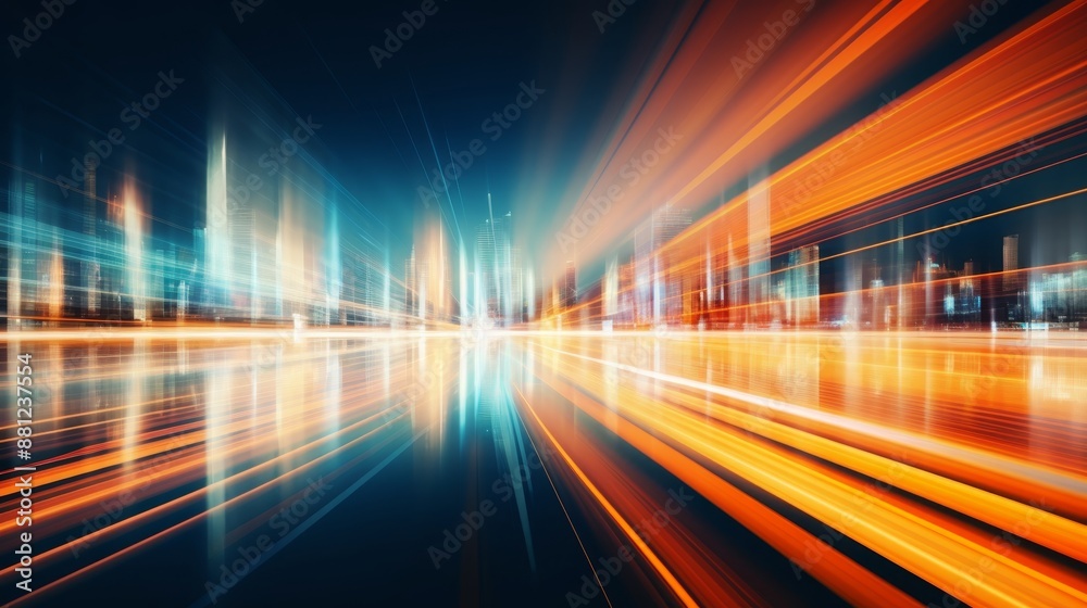 Blurred police cars in a dynamic high speed pursuit scene at night for intense search results Blurred police cars in a dynamic high speed pursuit scene at night for intense search results