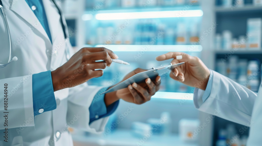 Personalized Medicine Prescription: Pharmacist Consultation at Pharmacy Counter Personalized Medicine Prescription: Pharmacist Consultation at Pharmacy Counter