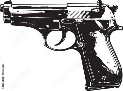 gun and bullets
