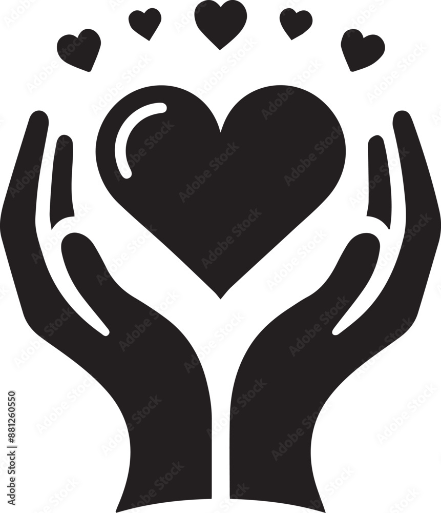 silhouette of a couple with heart