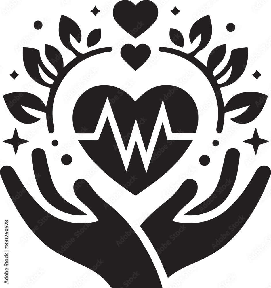 silhouette of a couple with heart silhouette of a couple with heart