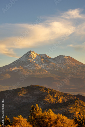 mountain in autumn photo