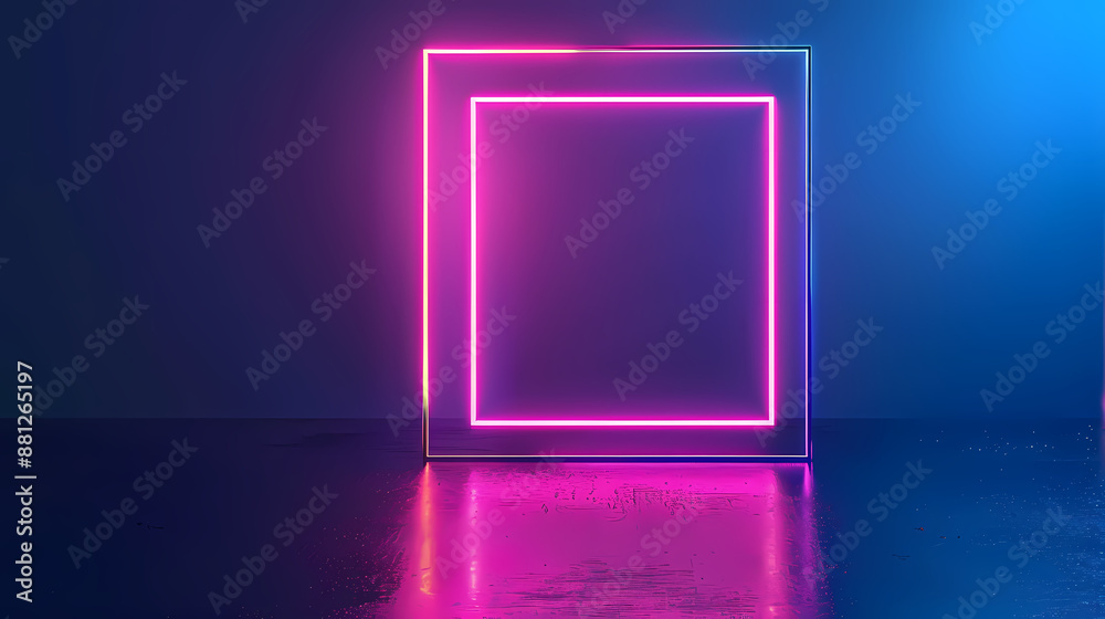 Neon frame glow in the dark Neon frame glow in the dark