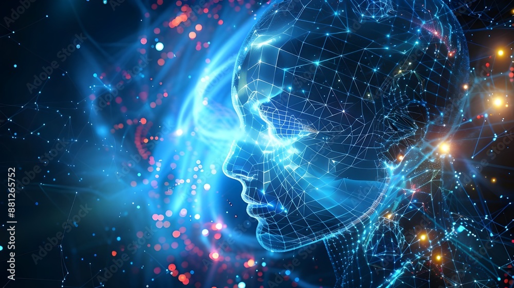 Artificial Intelligence Concept.