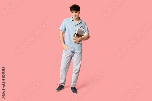 Handsome young man in styli...
