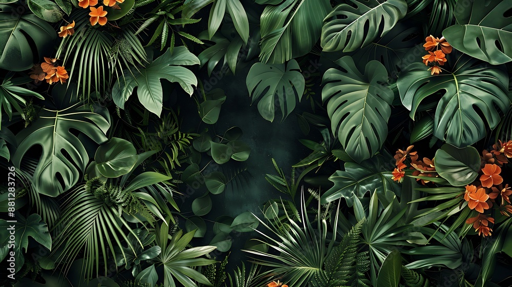Tropical Jungle Art: A Beautiful Fusion of Nature and Light Tropical Jungle Art: A Beautiful Fusion of Nature and Light