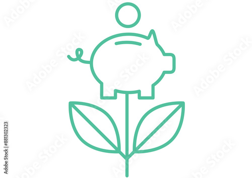 Green Economy Piggy Bank