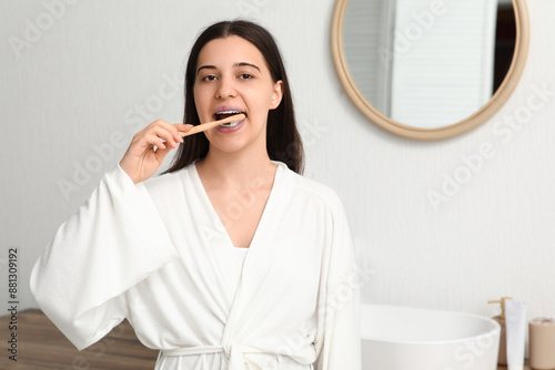 Beautiful young woman with ...