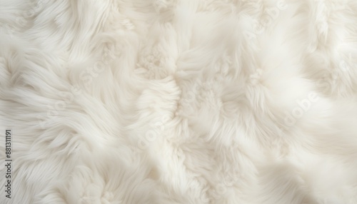 white close up of a fur coat