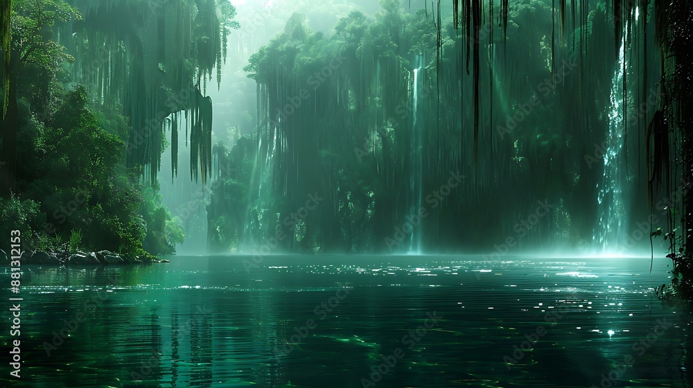 Jungle Journey: Bright Leaves and Natural Backgrounds Jungle Journey: Bright Leaves and Natural Backgrounds