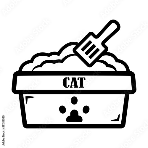 litter box Line Icon