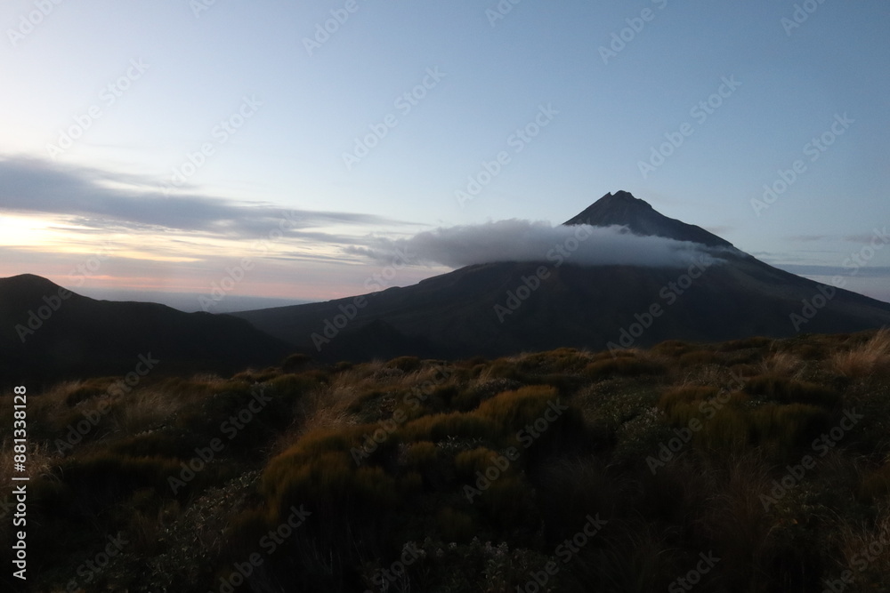 Mount Taranaki Reflection New Zealand Mount Taranaki Reflection New Zealand