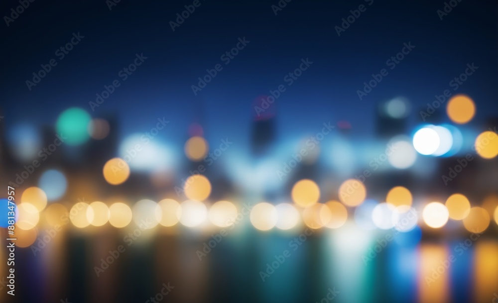 Bokeh City Lights at Night Bokeh City Lights at Night
