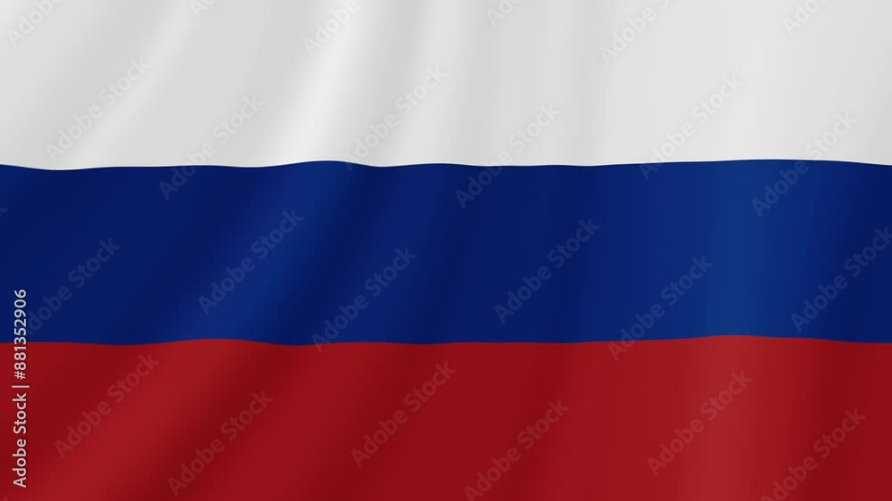 Russia Waving Flag. Realistic Flag Animation. Seamless Loop Background. Russia Waving Flag. Realistic Flag Animation. Seamless Loop Background.