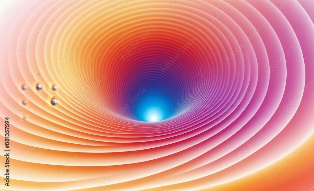 Vibrant Gradient Curved Lines Vibrant Gradient Curved Lines