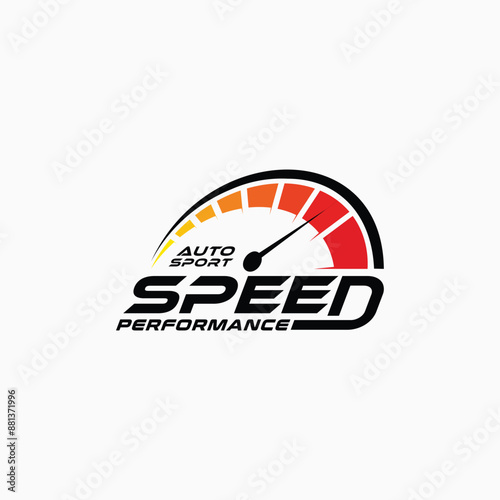 speed performance, RPM, acceleration, logo template1