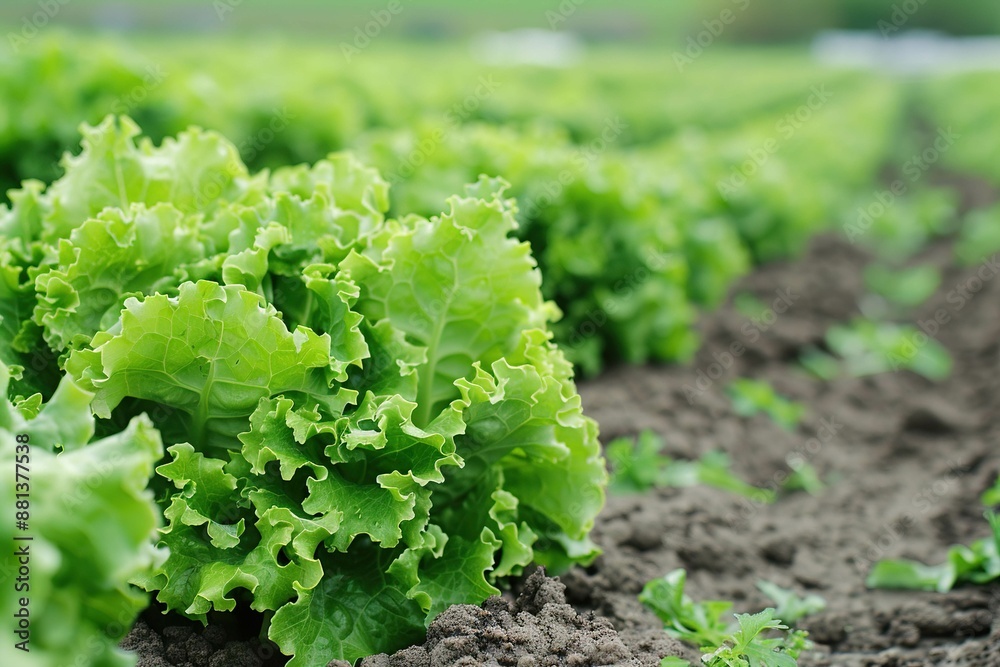 Lettuce farm