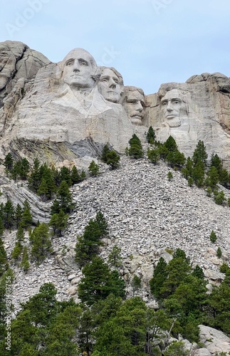 Mount Rushmore in the morning