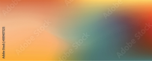 Halftone gradient. Dotted gradient, smooth dots spraying and halftones dot background seamless horizontal geometric pattern vector template set.