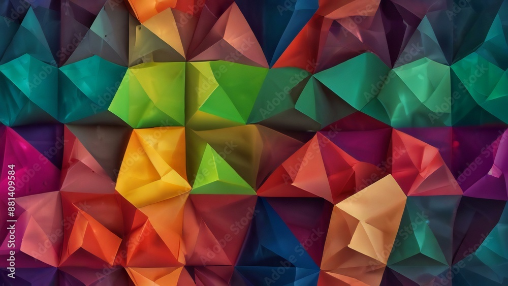 Fototapeta premium abstract background with triangles