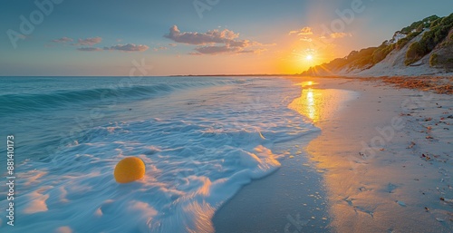 Twilight Beach Esperance Western Australia Sunset Paradise Sunset. Twilight Beach, in Esperance, Western Australia, is a sunset paradise. The white sands, turquoise waters