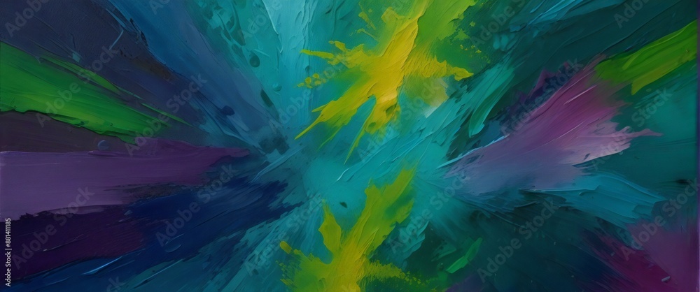 Fototapeta premium abstract colorful background with paint