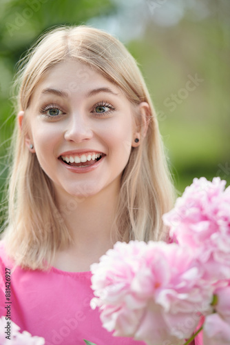 joyful young lady