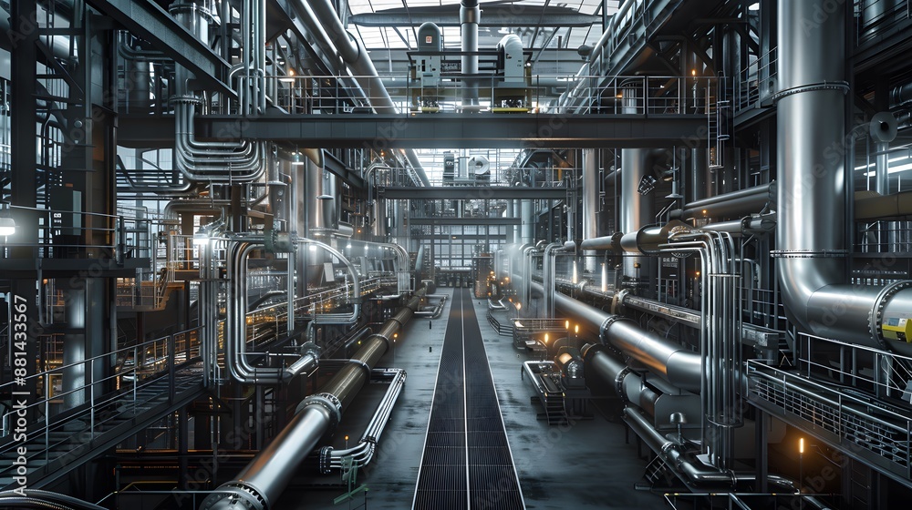 Realism of Feel the energy of a busy industrial factory captured in every pixel. very detailed Realism of Feel the energy of a busy industrial factory captured in every pixel. very detailed