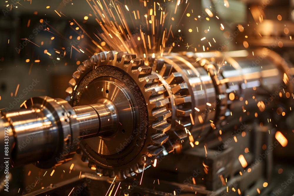 Realism of Witness the precision and power of industrial equipment in action. very detailed Realism of Witness the precision and power of industrial equipment in action. very detailed