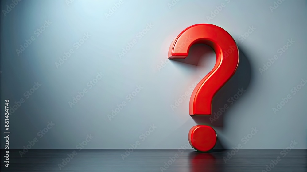 Red question mark symbolizing confusion and uncertainty, question mark, red, symbol, confusion, uncertainty Red question mark symbolizing confusion and uncertainty, question mark, red, symbol, confusion, uncertainty