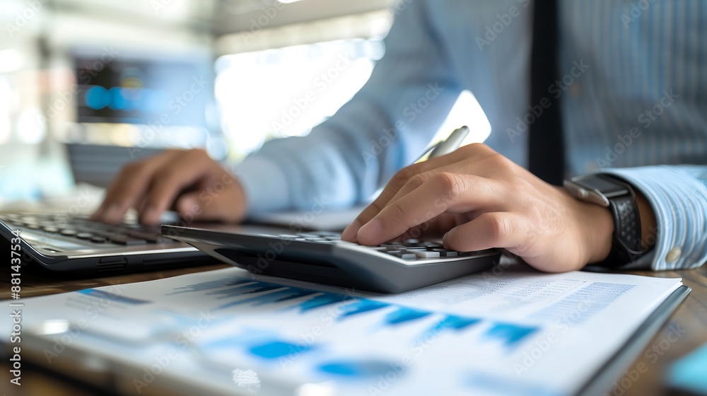 business background close up hand calculating business background close up hand calculating