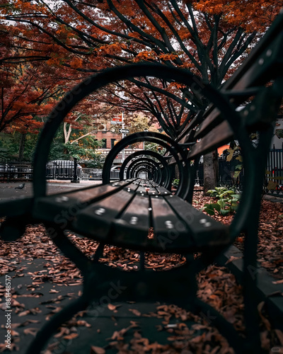 New York Street View Unique Perspective Shot