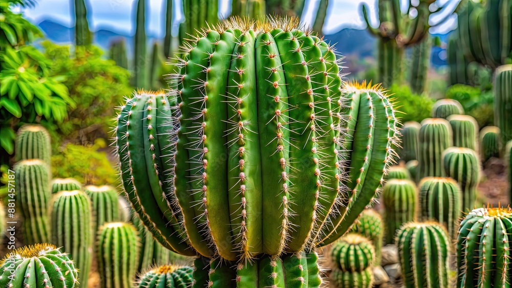 Monstrous form of a Cactus Cereus Peruvian plant, cactus, cereus, peruvian, monstrous, form, unique, spiky, thorny, desert Monstrous form of a Cactus Cereus Peruvian plant, cactus, cereus, peruvian, monstrous, form, unique, spiky, thorny, desert