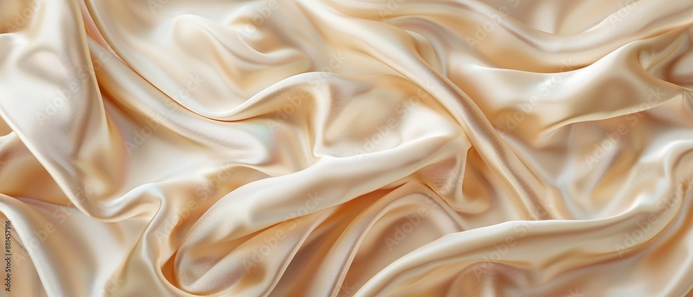 Obraz premium Cream fabric background. Abstract background