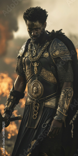 Obraz na płótnie ancient african gladiator soldier