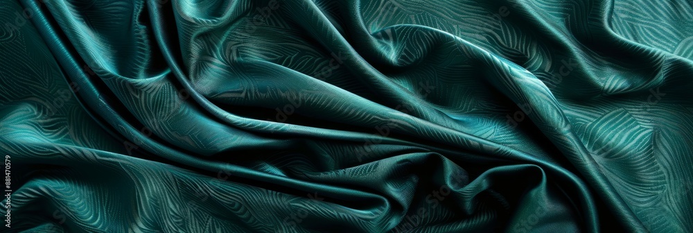 Teal fabric background. Abstract background Teal fabric background. Abstract background