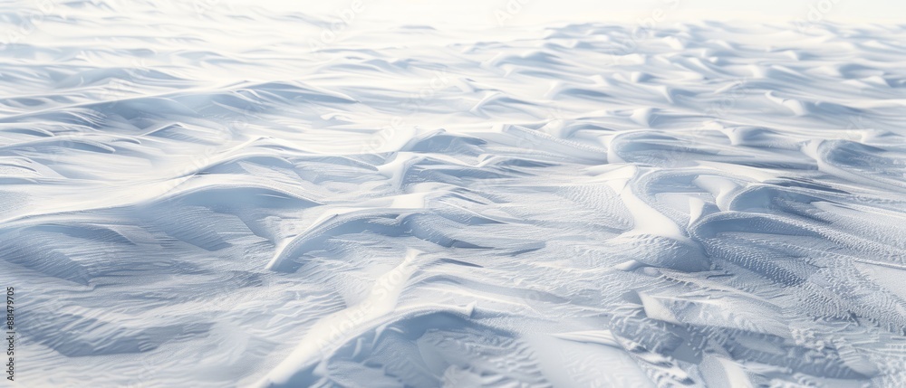Panoramic close-up, high detail scan of snowy landscape texture, Generative AI Panoramic close-up, high detail scan of snowy landscape texture, Generative AI
