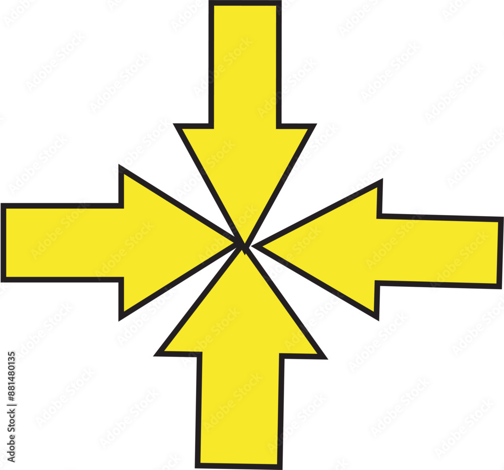 yellow arrow direction yellow arrow direction