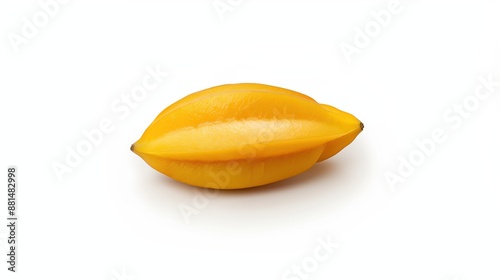 Isolated star fruit on white background photo