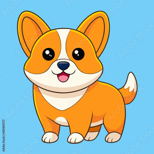 Dog vector art illustration design © bizboxdesigner